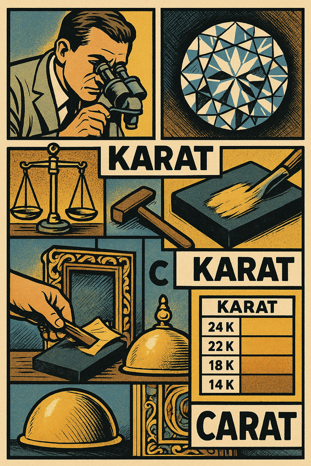 Carat vs karat